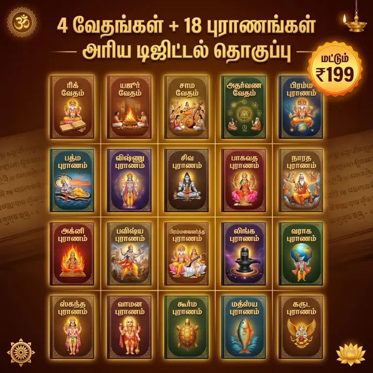 4 வேதங்கள் மற்றும் 18 புராணங்கள் தமிழ் தொகுப்பு